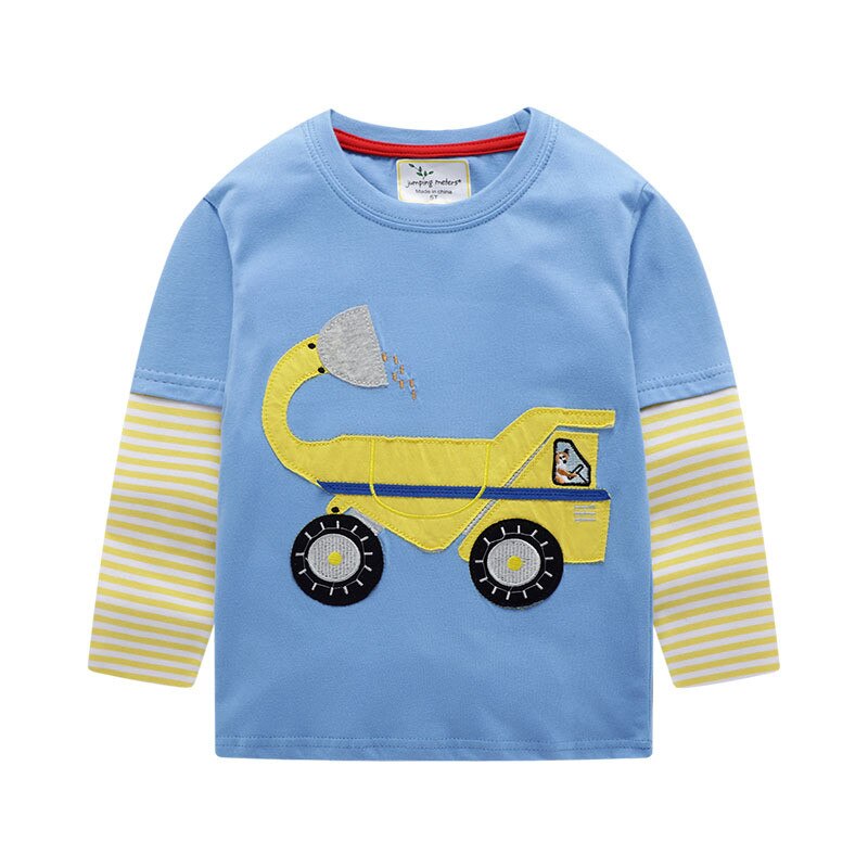 Spring Stripes & Fun: Applique Cotton T-Shirts for Boys and Girls