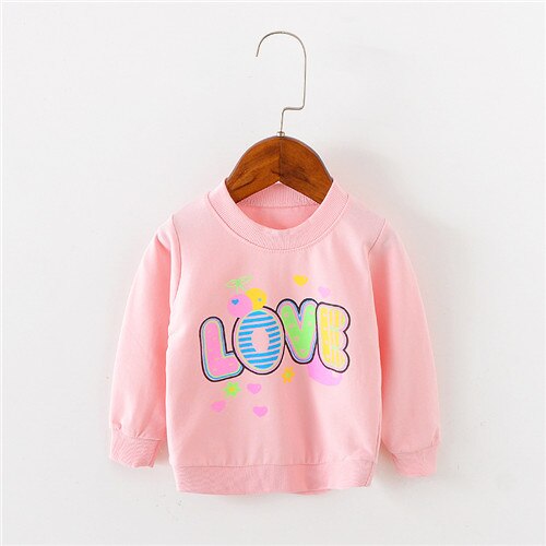 Lawadka Love Pattern: Cozy Long Sleeve Tops for Baby Girls