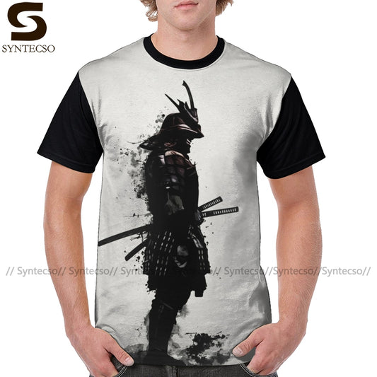 Warrior T Shirt Armored Samurai T-Shirt Tee Shirt Fashion XXX Graphic Men Graphic T-shirt