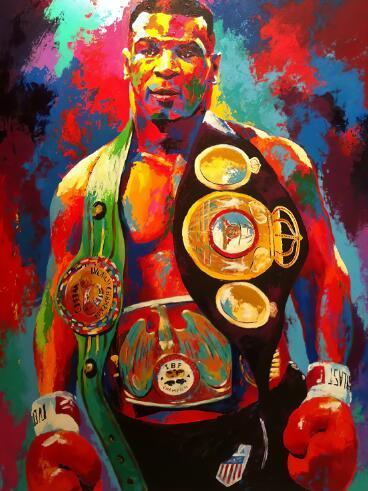 Boxing Mike Tyson Wall Art Painting Star Posters Prints Canvas Painting Print Pictures for Living Room Decoration