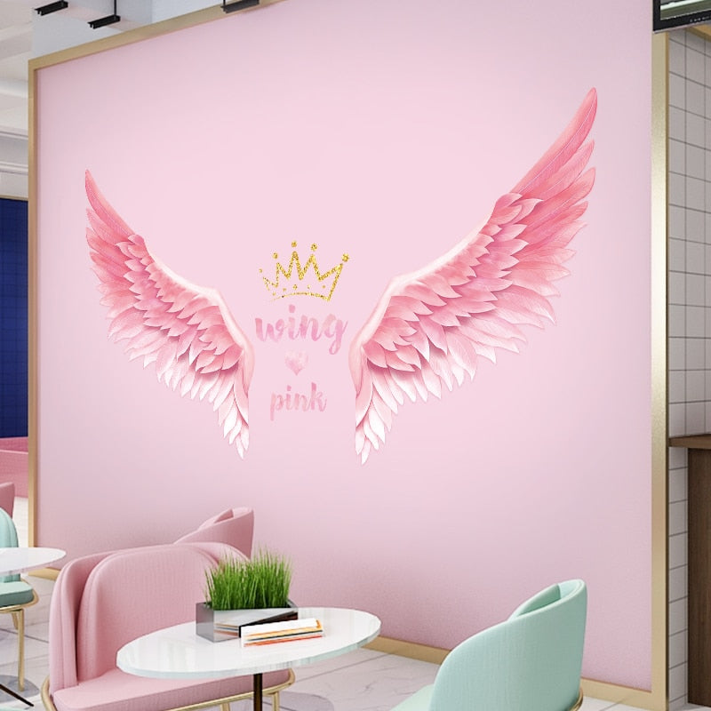 Cartoon Unicorn Princess Wall Stickers for Kids room Kindergarten Girls room Decor Eco-friendly Vinyl Wall Decals Art Home Decor