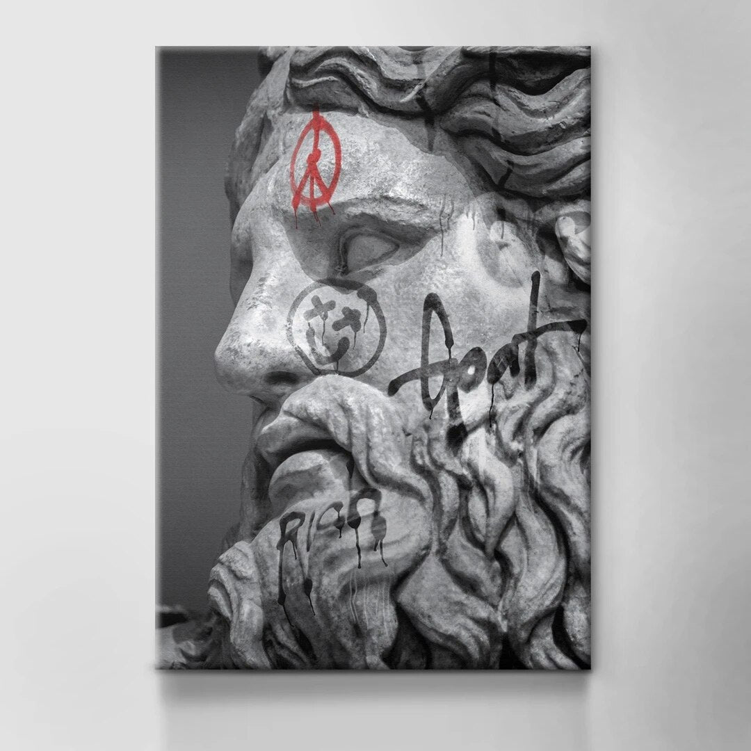 The David of Michelangelo art Abstract Tattoos Canvas Painting Decor Wall Art Pictures Home Prints Bedroom Decoration Poster