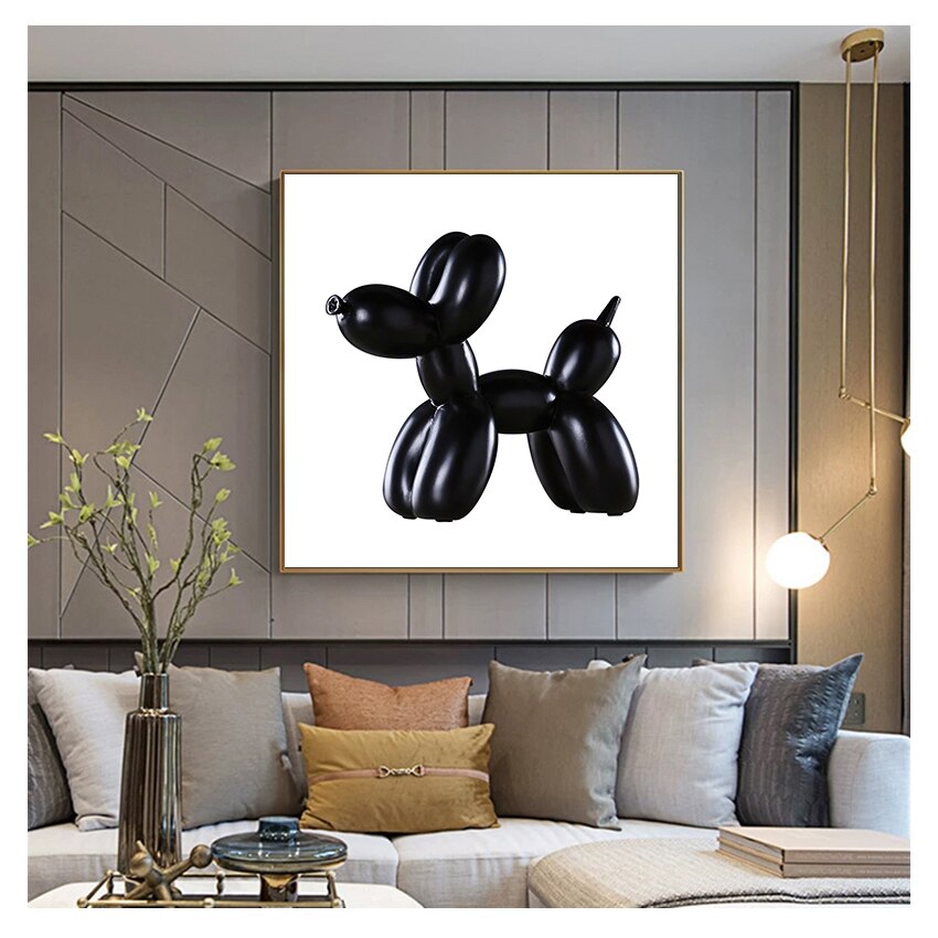 Bathroom Wall Decor Toilet Sign Popart Prints Home Decoration Contemporary Art Picture Canvas Balloon Dog Print Modern Poster