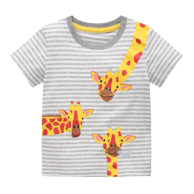 Sky High Fun: Cartoon Aircraft T-Shirts for Summer