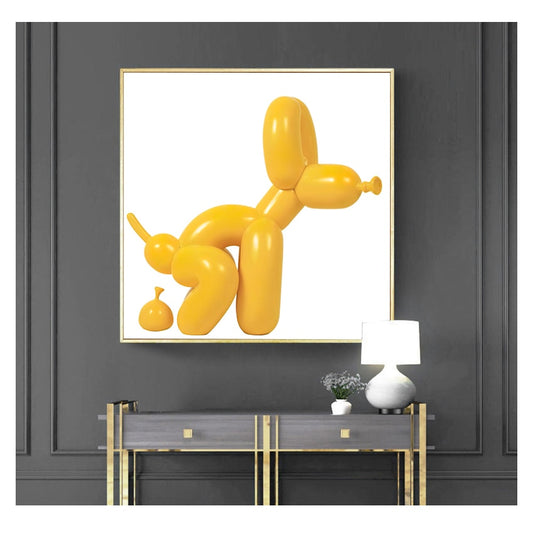 Bathroom Wall Decor Toilet Sign Popart Prints Home Decoration Contemporary Art Picture Canvas Balloon Dog Print Modern Poster