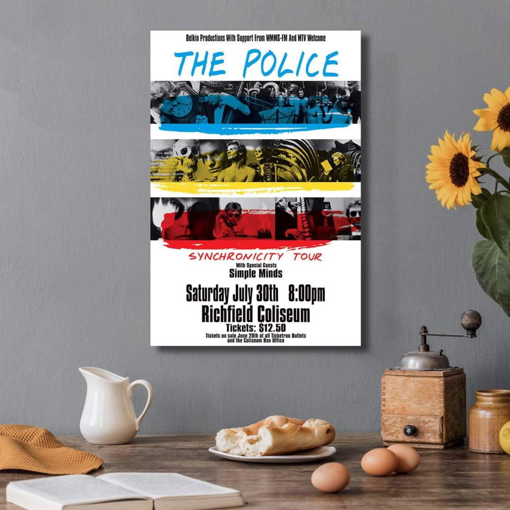 The Police Band Canvas Art Poster and Wall Art Picture Print Modern Family bedroom Decor Posters