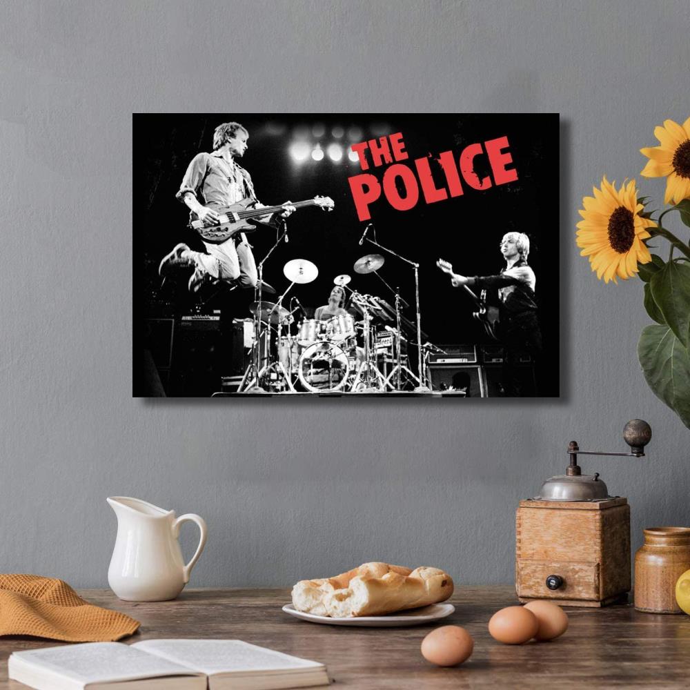 The Police Band Canvas Art Poster and Wall Art Picture Print Modern Family bedroom Decor Posters