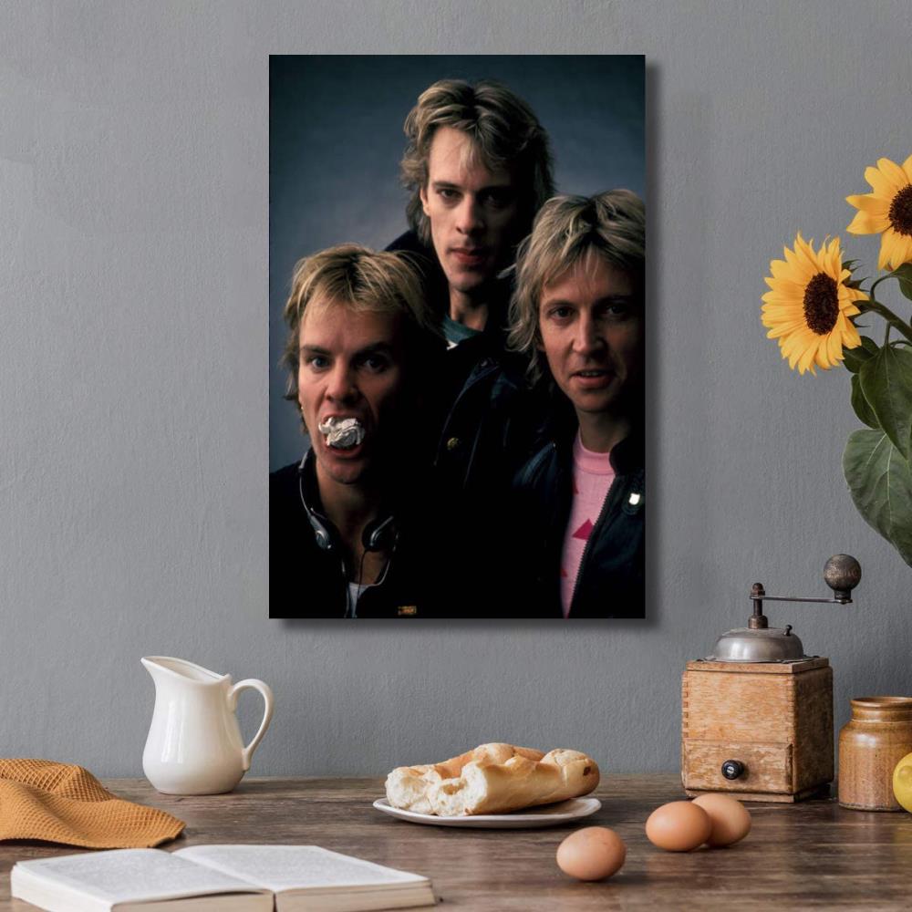 The Police Band Canvas Art Poster and Wall Art Picture Print Modern Family bedroom Decor Posters