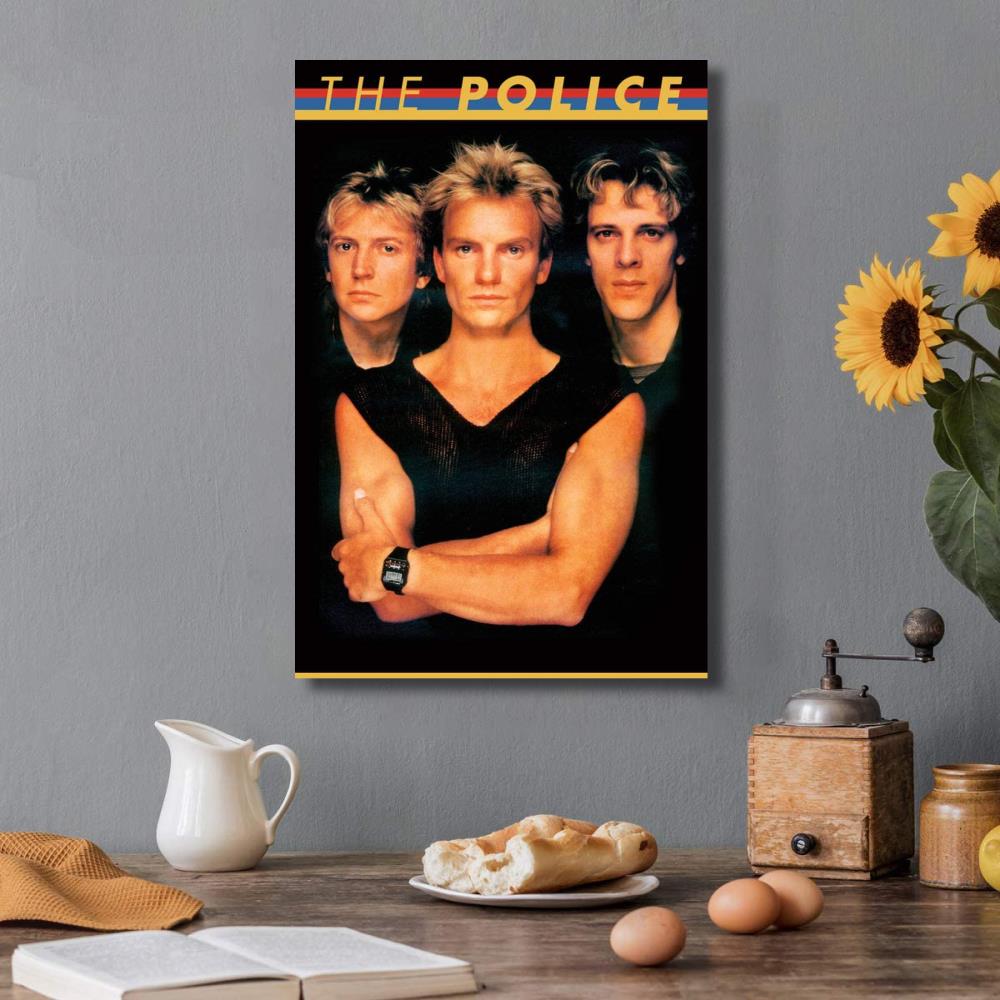 The Police Band Canvas Art Poster and Wall Art Picture Print Modern Family bedroom Decor Posters