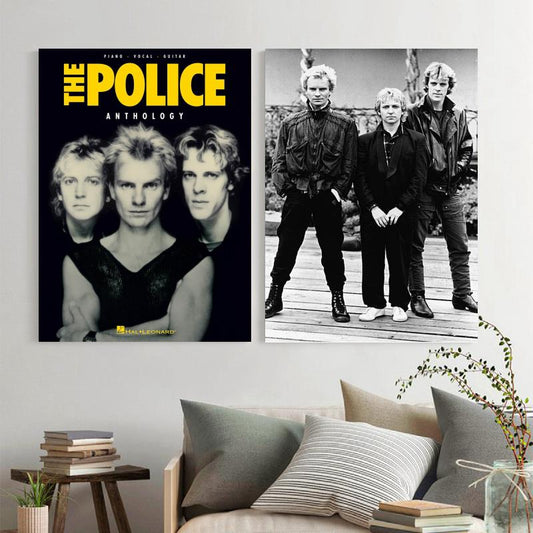 The Police Band Canvas Art Poster and Wall Art Picture Print Modern Family bedroom Decor Posters