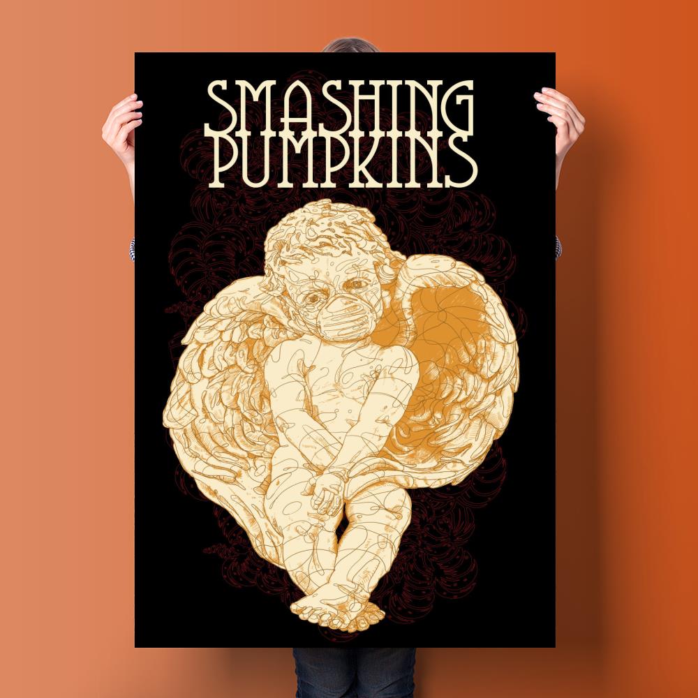 the smashing pumpkins Singer Canvas Art Poster and Wall Art Picture Print Modern Family bedroom Decor Posters