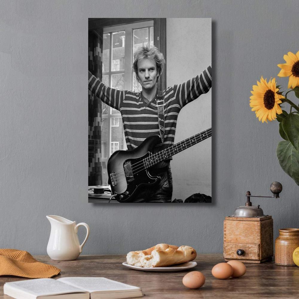 The Police Band Canvas Art Poster and Wall Art Picture Print Modern Family bedroom Decor Posters