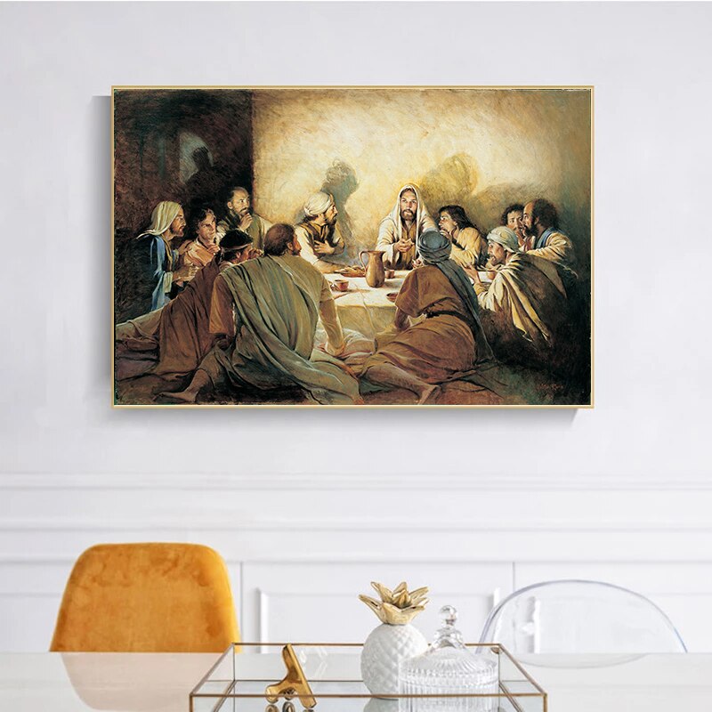 Modern Religious Christian Poster Spiritual Jesus Christ Art Posters Prints Canvas Painting Wall Pictures Living Room Home Decor