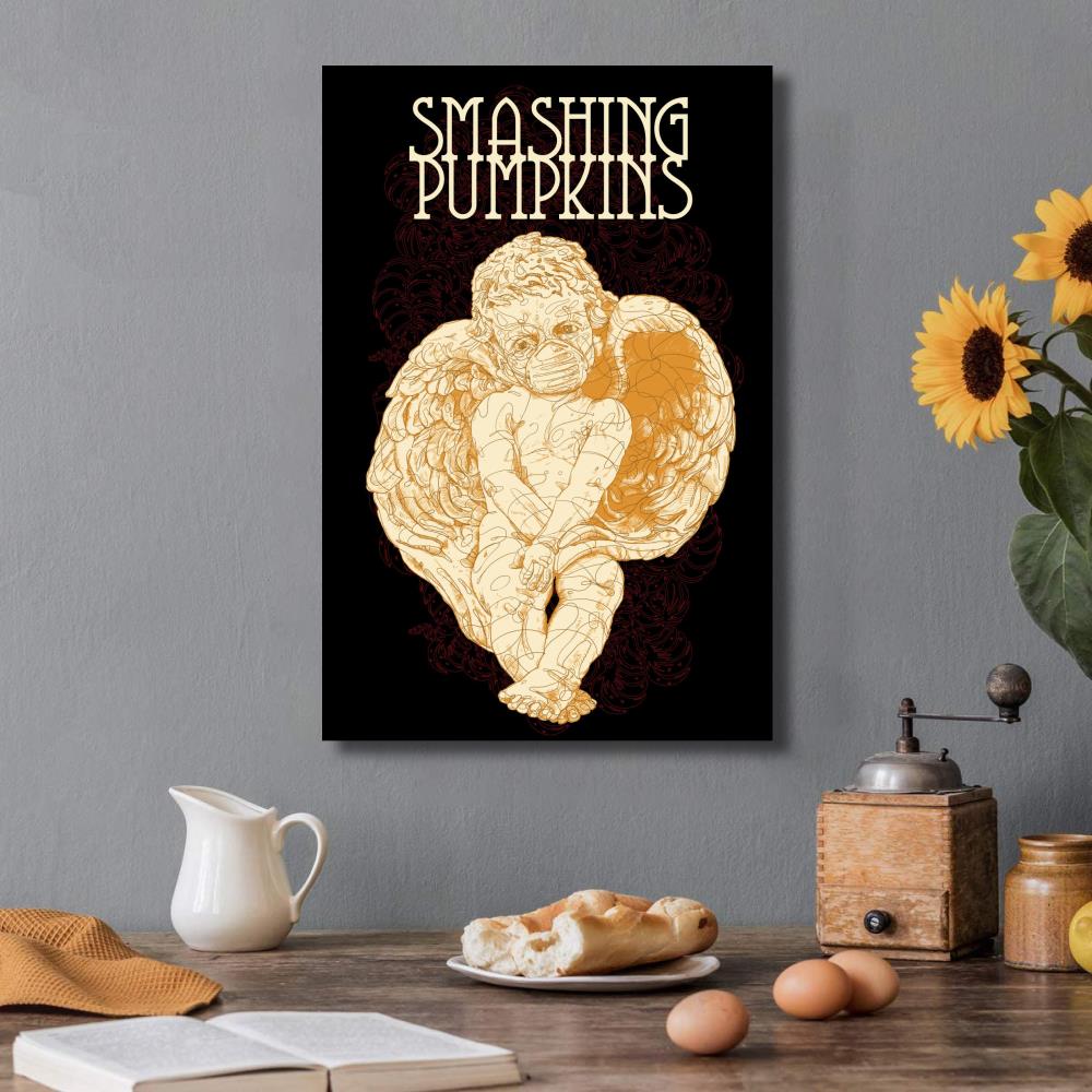 the smashing pumpkins Singer Canvas Art Poster and Wall Art Picture Print Modern Family bedroom Decor Posters