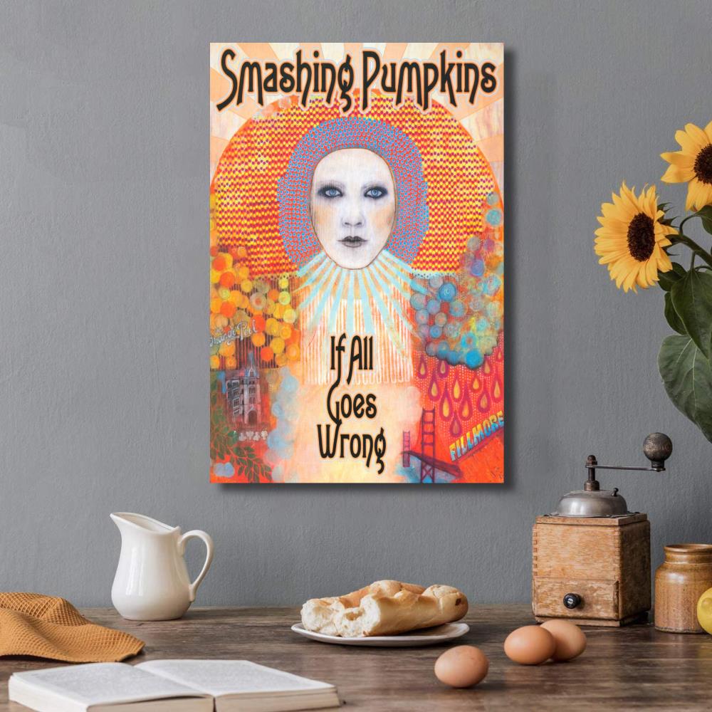 the smashing pumpkins Singer Canvas Art Poster and Wall Art Picture Print Modern Family bedroom Decor Posters