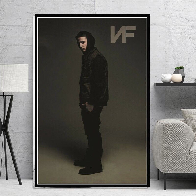 Painting Art NF American Rapper Hip Hop Music Star Rap Singer Poster And Prints Canvas Wall Pictures For Living Room Home Decor