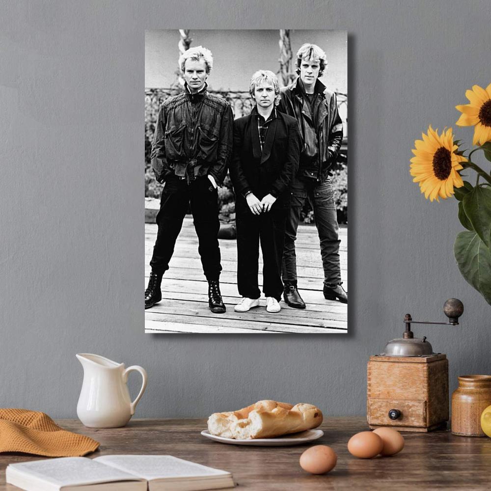 The Police Band Canvas Art Poster and Wall Art Picture Print Modern Family bedroom Decor Posters