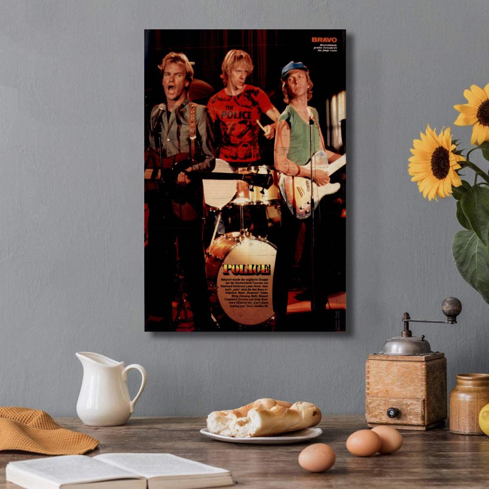 The Police Band Canvas Art Poster and Wall Art Picture Print Modern Family bedroom Decor Posters