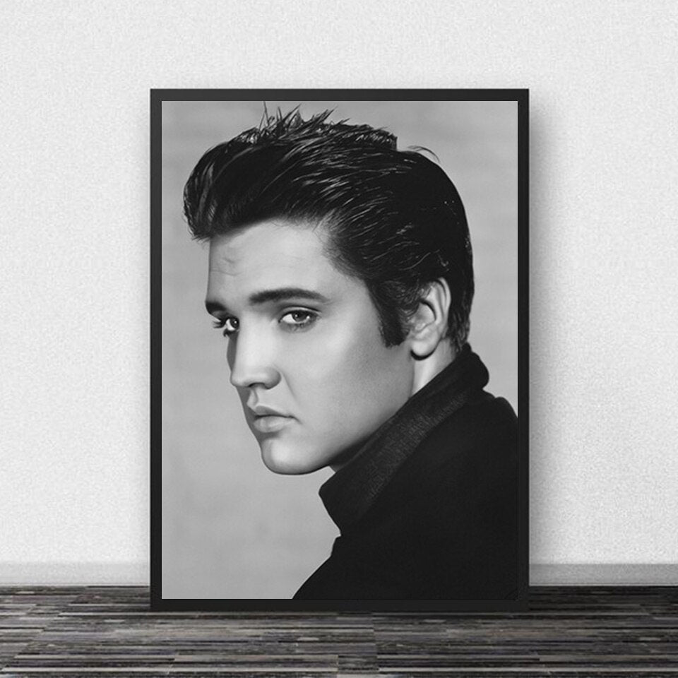 "The King" Elvis Presley Rock Singer Canvas Painting