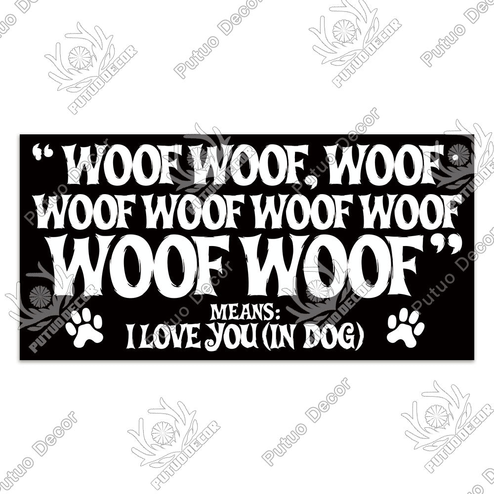 "Charming Wooden Dog Signs: Enhance Your Dog House or Kennel with Decorative Pet Friendship Plaques"