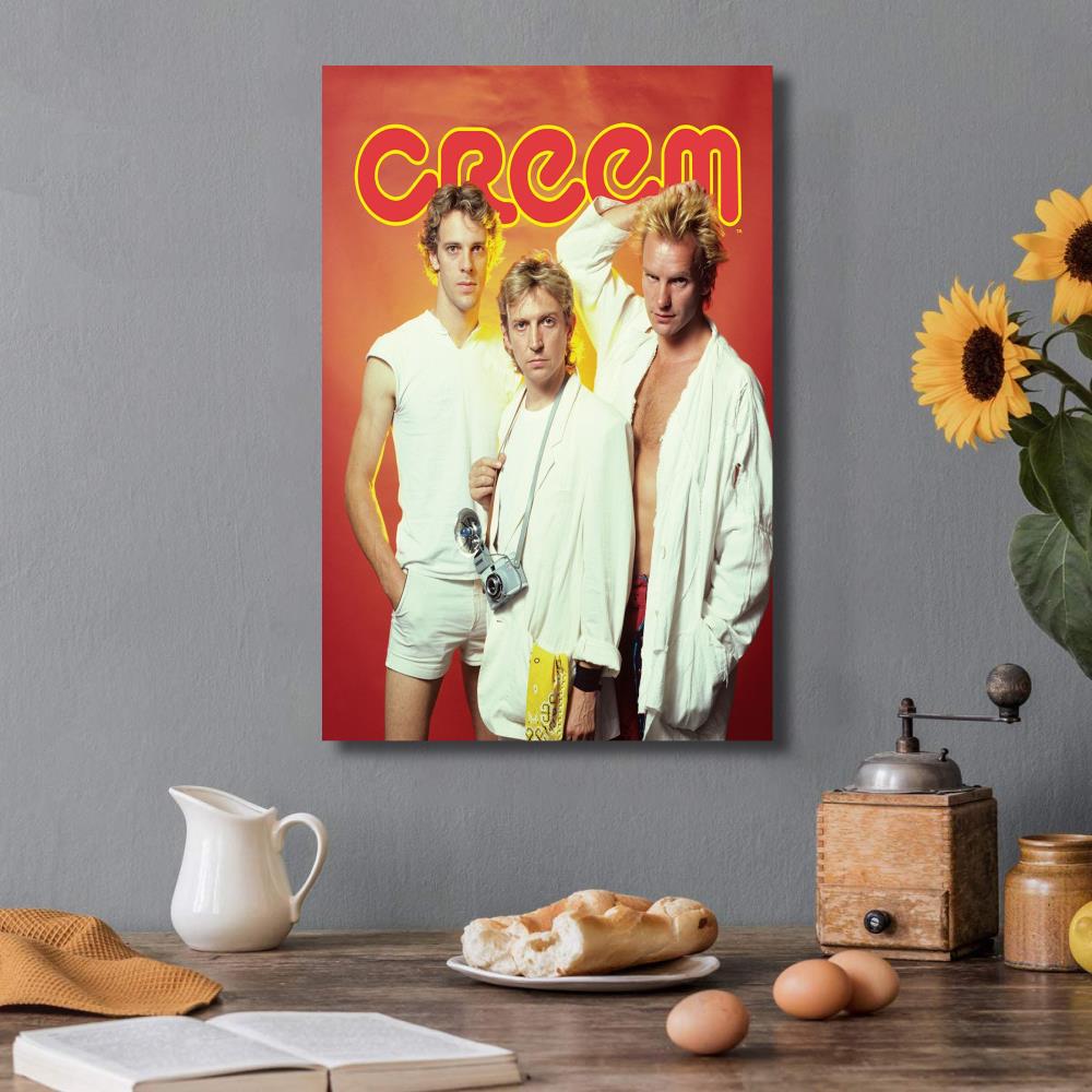 The Police Band Canvas Art Poster and Wall Art Picture Print Modern Family bedroom Decor Posters