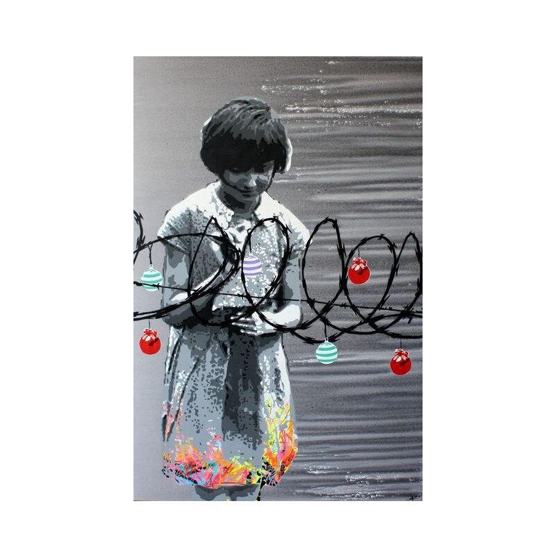 Banksy Graffiti Art Canvas Painting On The Wall Art Posters Prints for Living Room Home Decoration