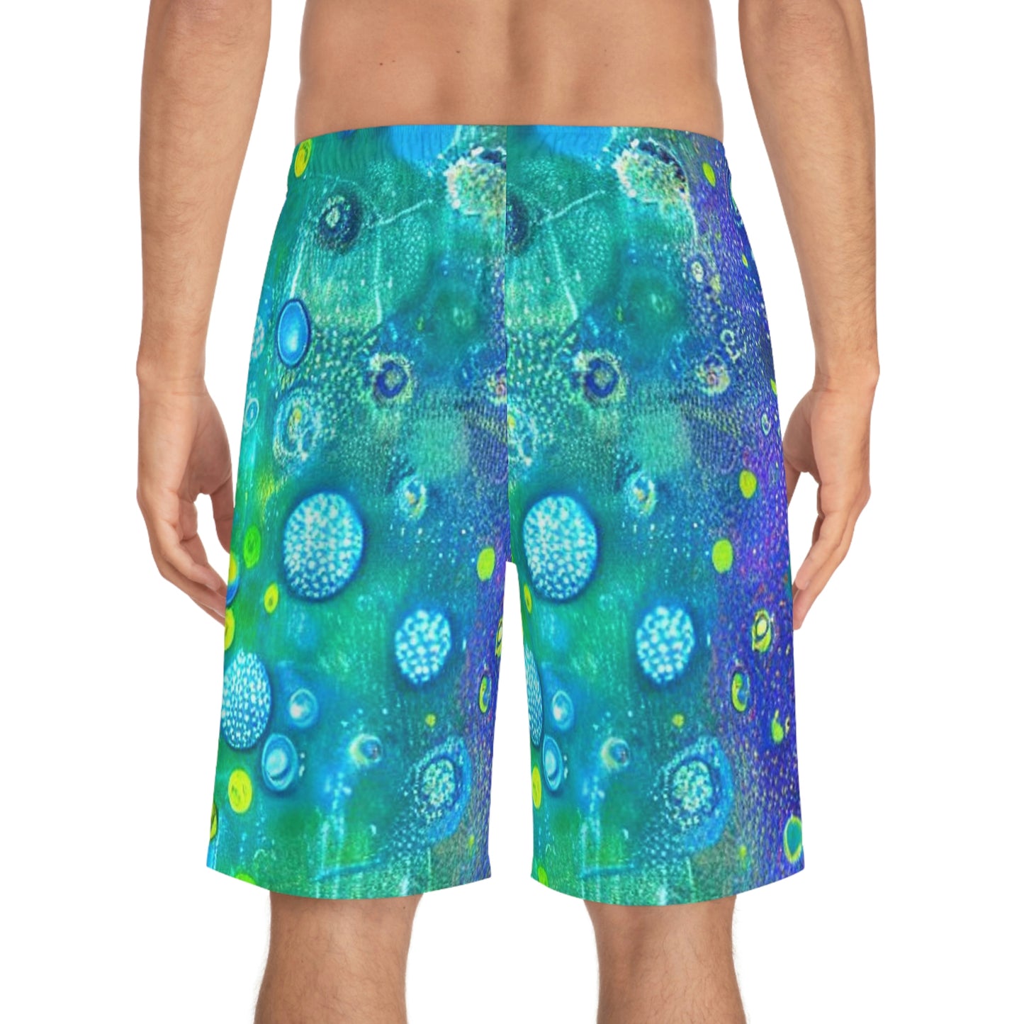 Men's Board Shorts (AOP) Deep Sea