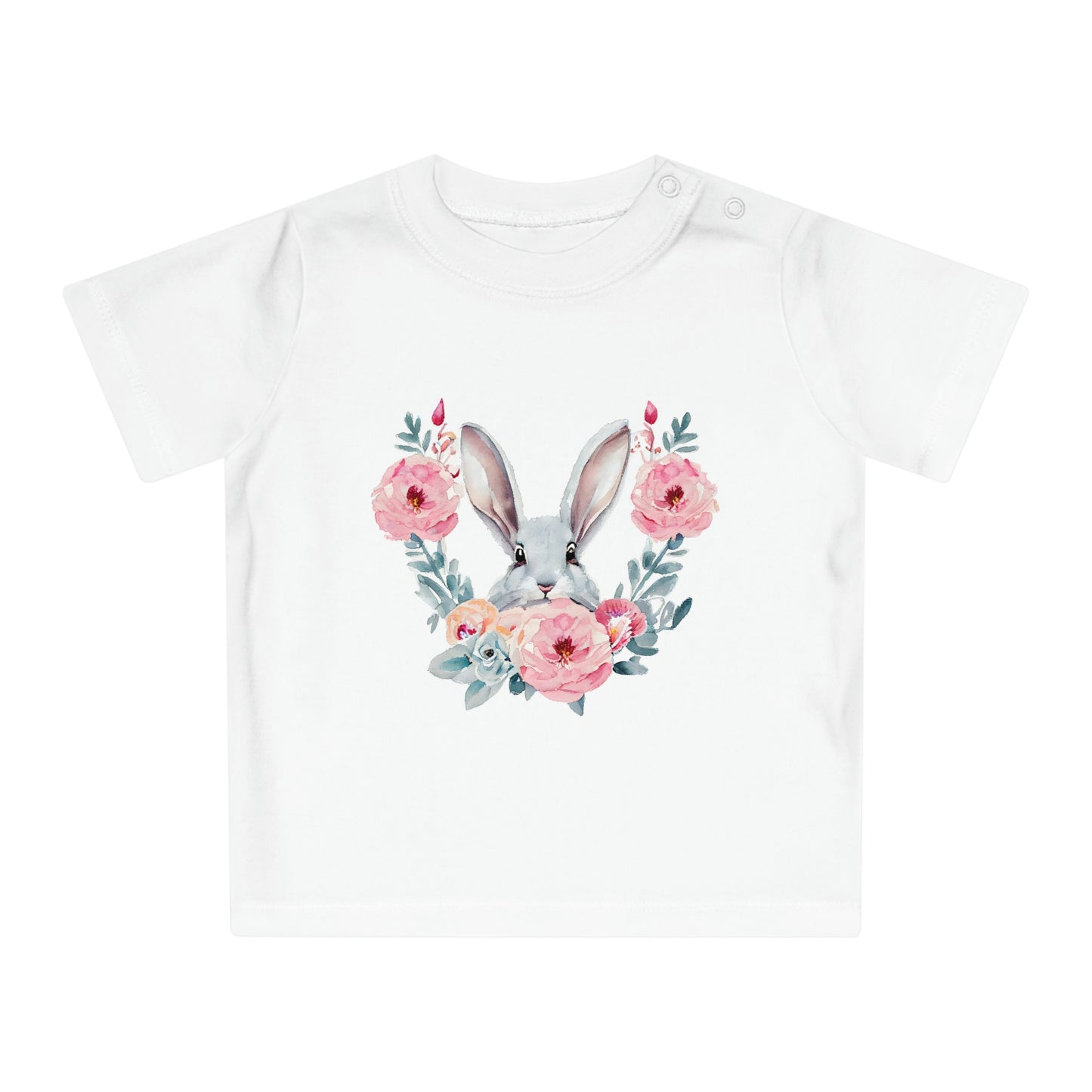 Baby T-Shirt with Bunny Design Easter Gift