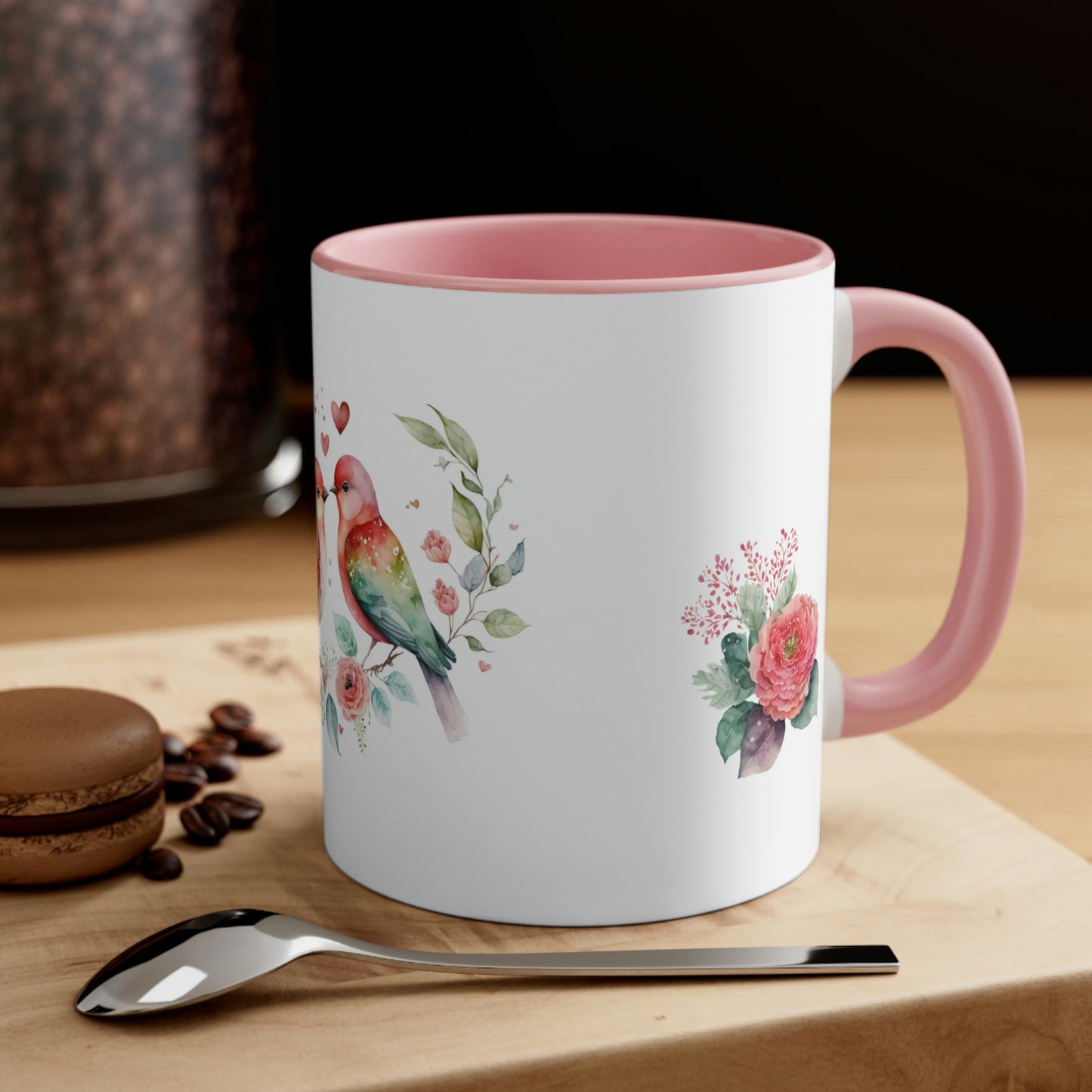 Copy of Accent Coffee Mug, 11oz Love Birds