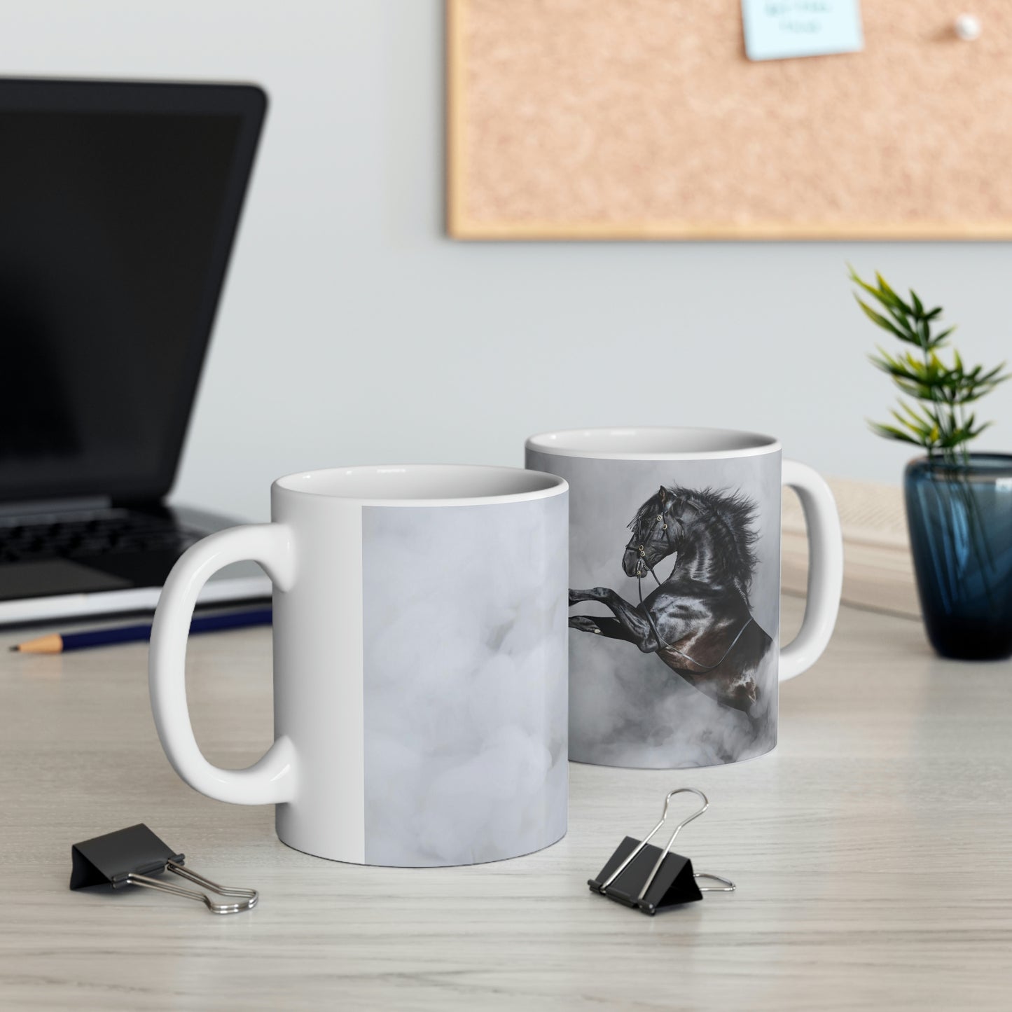 Ceramic Mug 11oz Black Stallion