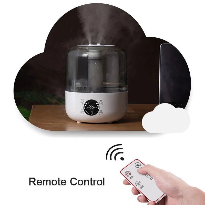 Smart Top-Of-The-Line Air Humidifier With Essential Oil Aroma Diffuser