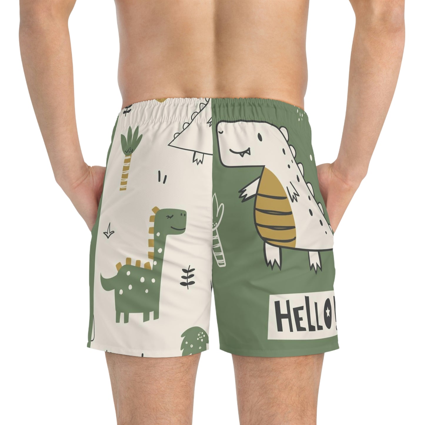 Copy of Swim Trunks Mediterrenean Sea Dino Saurus