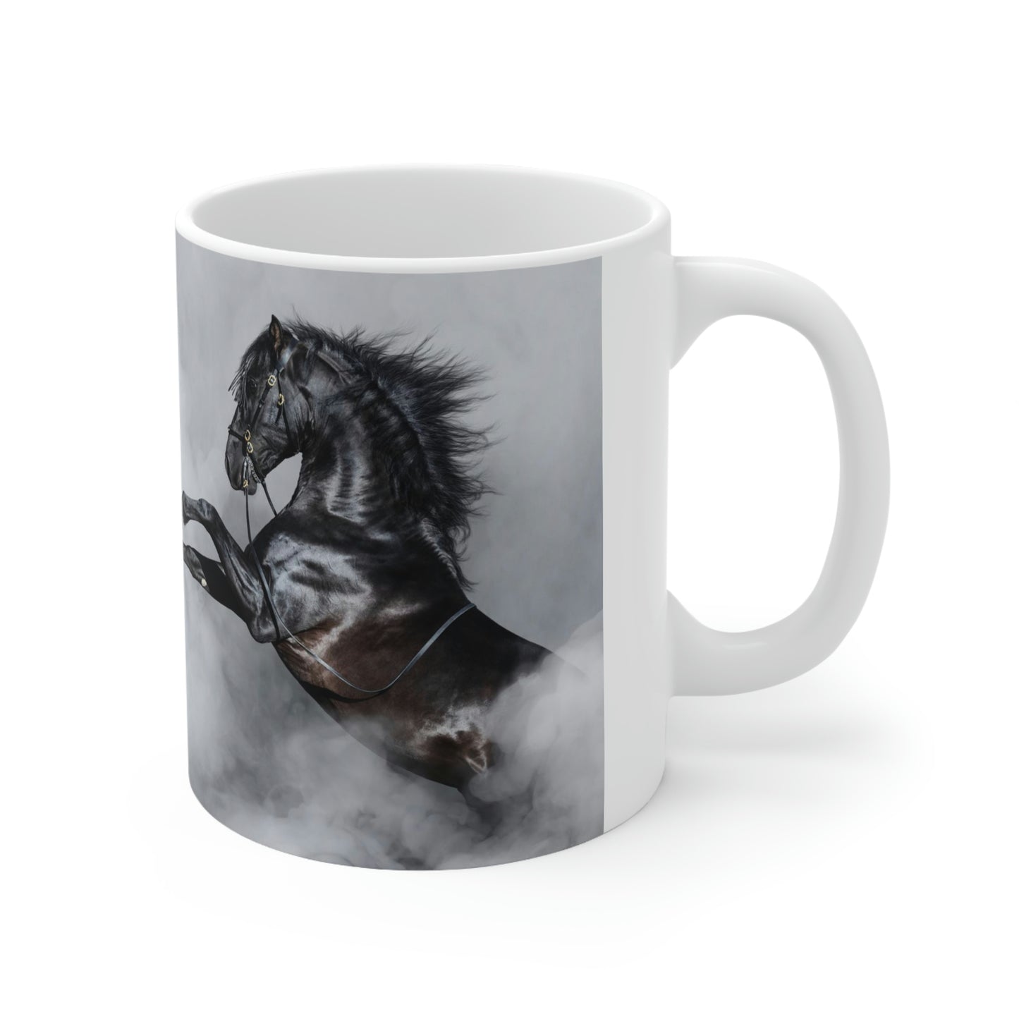 Ceramic Mug 11oz Black Stallion