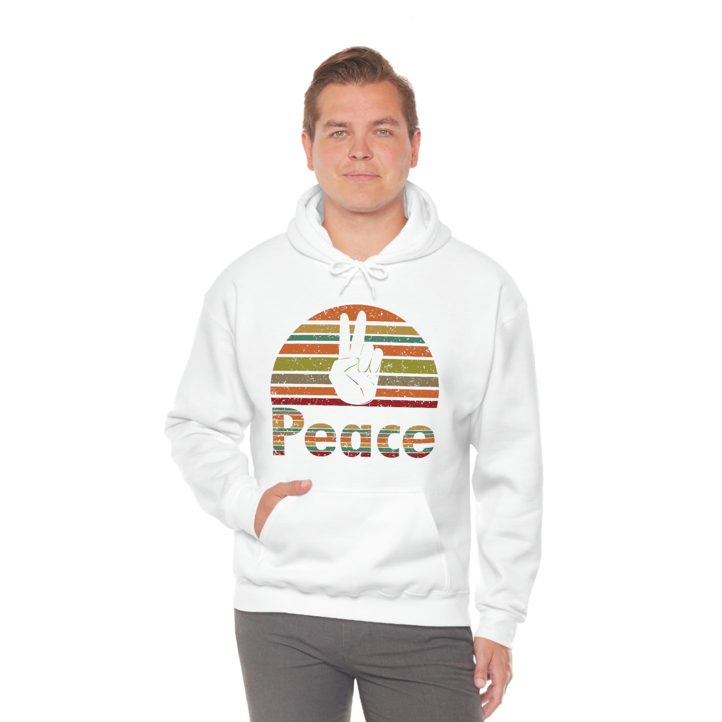 Unisex Heavy Blend™ Hooded Sweatshirt Peace