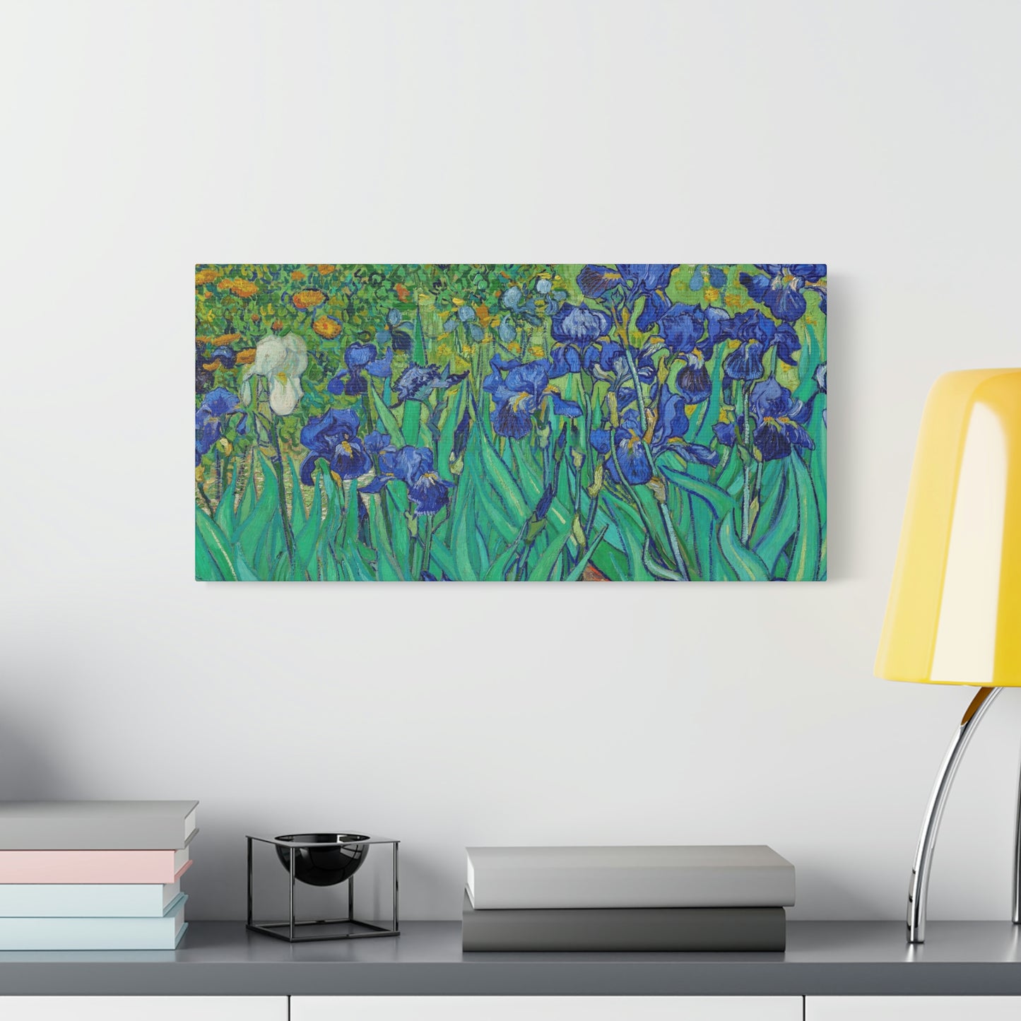 Classic Canvas Blue Iris by Vincent van Gogh amous Flower Painting Reproduction Canvas Print