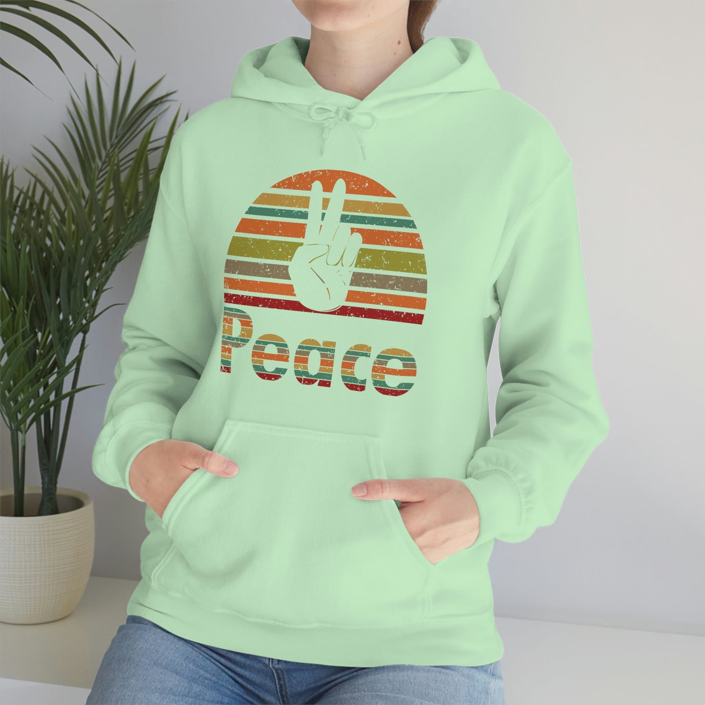 Unisex Heavy Blend™ Hooded Sweatshirt Peace