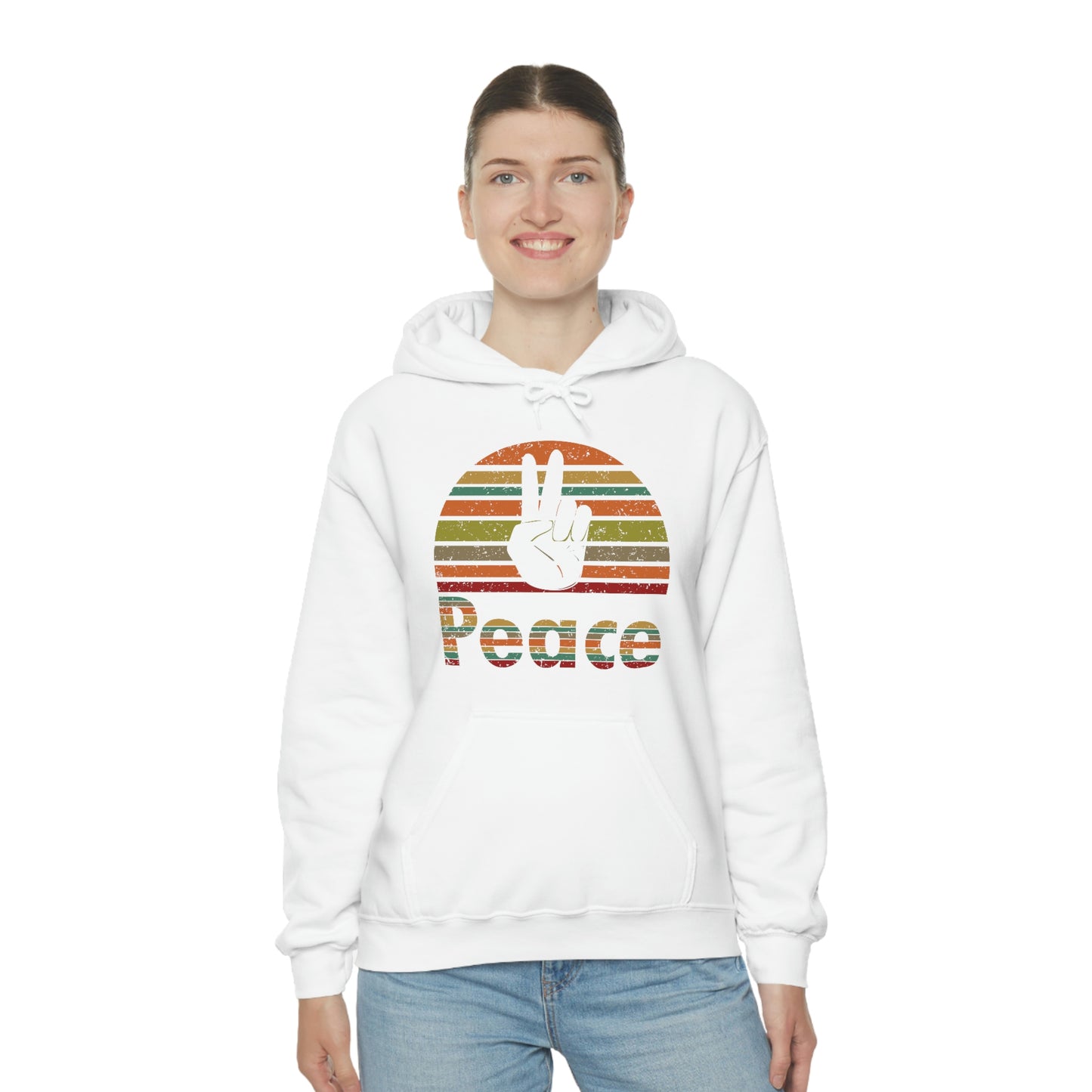 Unisex Heavy Blend™ Hooded Sweatshirt Peace