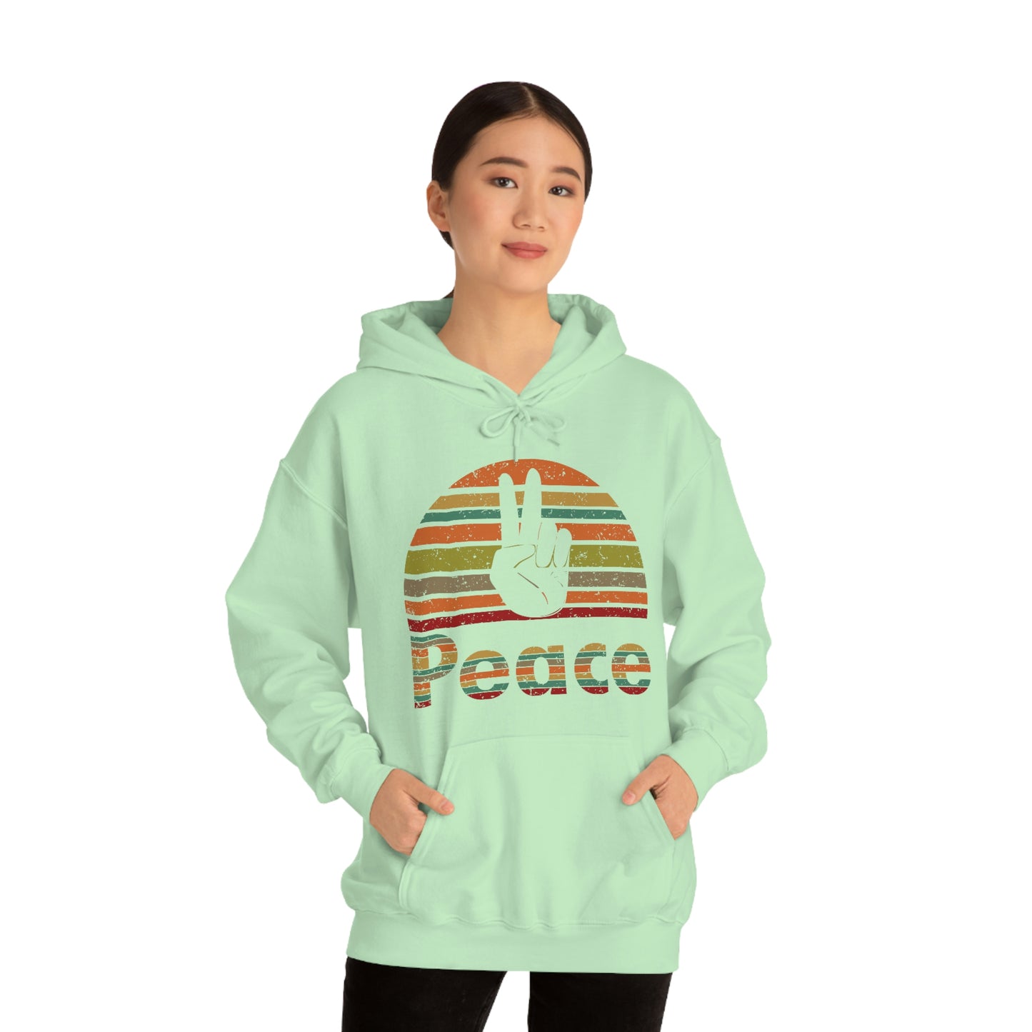 Unisex Heavy Blend™ Hooded Sweatshirt Peace