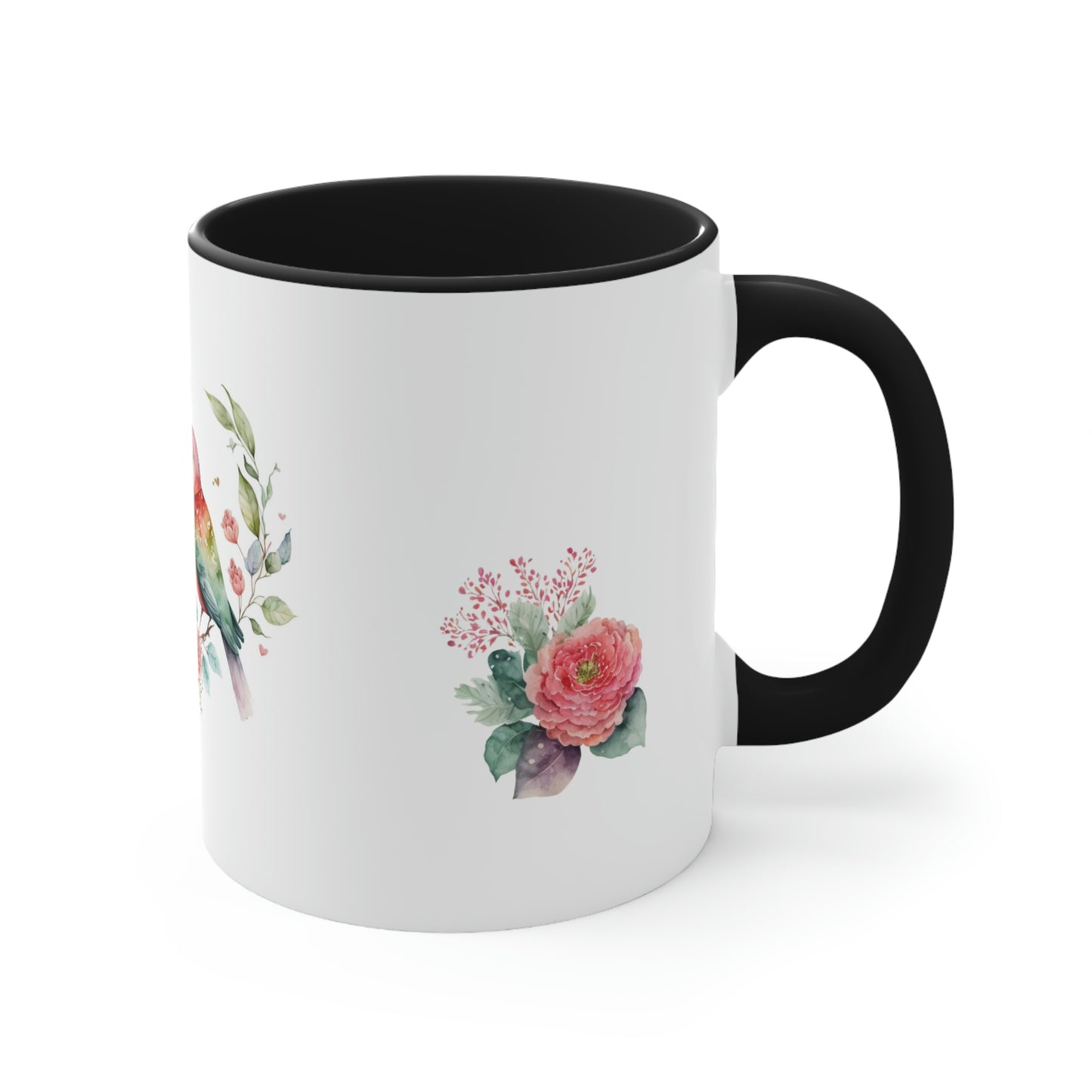 Copy of Accent Coffee Mug, 11oz Love Birds