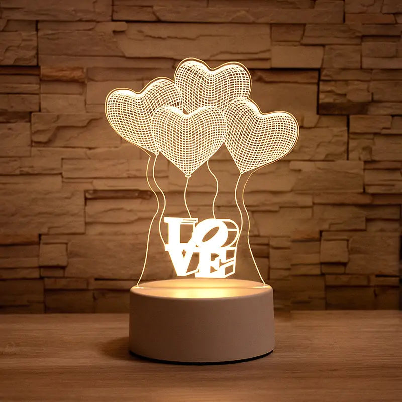 3D Table Night Lamp